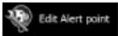 CALIBER RMN 575BT - Editing an alert point - 3