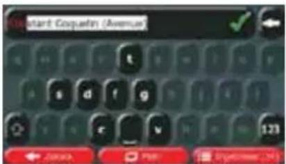 CALIBER RMN 575BT - Eine Adresse eingeben - 12