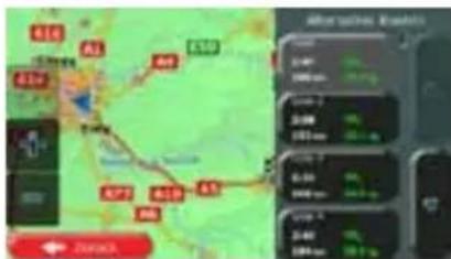CALIBER RMN 575BT - Alternative Routen bei der Routenplanung überprüfen - 7