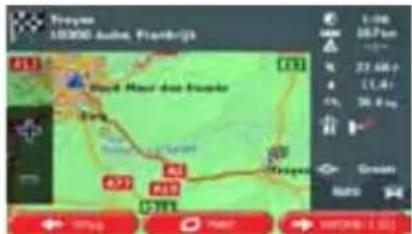 CALIBER RMN 575BT - Een kruispunt als bestemming van uw route instellen - 16