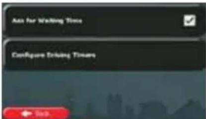 CALIBER RMN 575BT - Setting up driving time alerts - 5