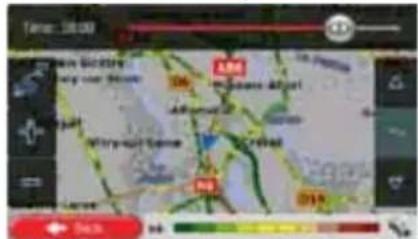 CALIBER RMN 575BT - Traffic information in route planning - 1