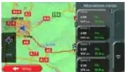 CALIBER RMN 575BT - Alternatieve routes controleren bij het plannen van de route - 4