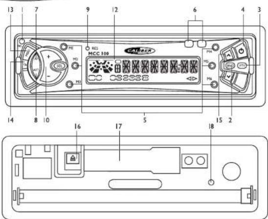 CALIBER MCC 100 - INSTRUKTIONSHANDBOK - 1