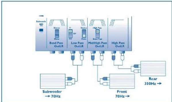 CALIBER Crossover CX 4 R - Crossoverpoints (resistor unit values) - 3