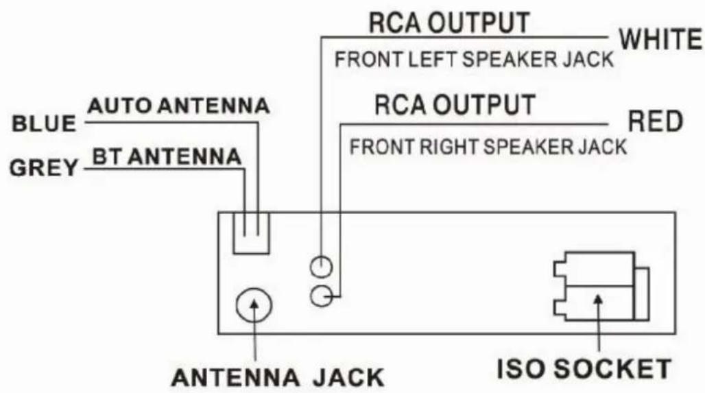 TOKAI LAR354B - DESCRIPTION OF THE BACK OF THE UNIT - 1