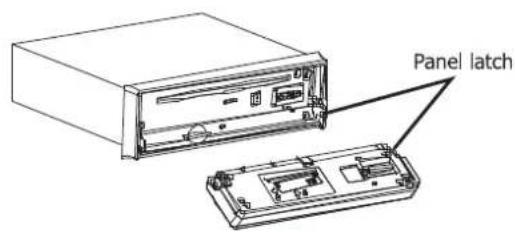 TOKAI LAR75 - Mise en place de la façade sur l'appareil comme illustré ci-dessous: - 4
