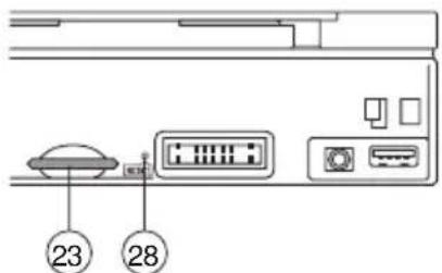 TOKAI LAR100B - EMPLACEMENT DES COMMANDES - 3