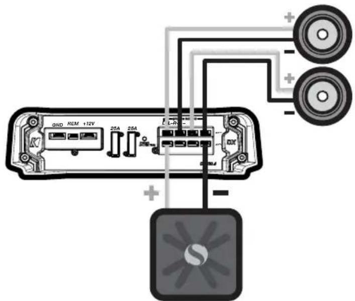 KICKER DX200.4 - STEREO-AND-MONO-SIMULTANEOUSLY (SAMS) OPERATION - 1