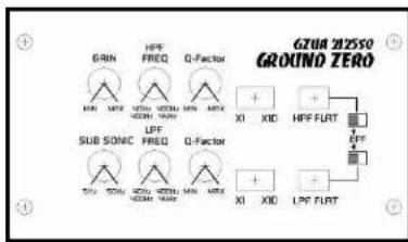 Ground Zero GZUA 4125SQ - Anschlusse und Einstellungen - 3