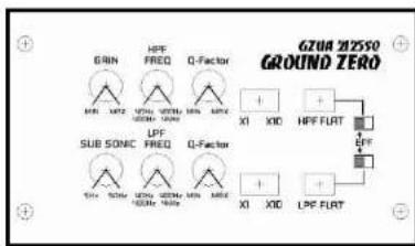 Ground Zero GZUA 4125SQ - Connexion et réglages - 3