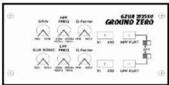 Ground Zero GZUA 2225SQ - Balanced / unbalanced - 2