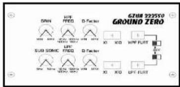 Ground Zero GZUA 2225SQ - Balanced / unbalanced - 1