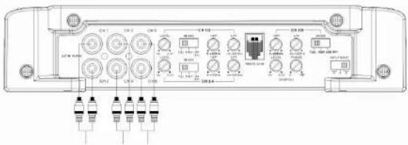Ground Zero GZTA 5125X - Stereo wiring-GZTA 5120X - 5
