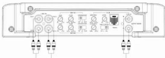 Ground Zero GZTA 5125X - Connexion Stereo-GZTA 5120X - 1