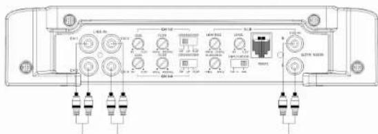 Ground Zero GZTA 5125X - Stereo wiring-GZTA 5120X - 1