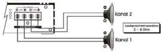 Ground Zero GZUA 2250DX - Laatsprecher Anschlusse - 2