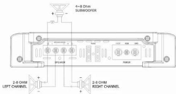 Ground Zero GZTA 4125X - Lautsprecher Anschluss fur Trimode Betrieb - Bemerkungen - 8