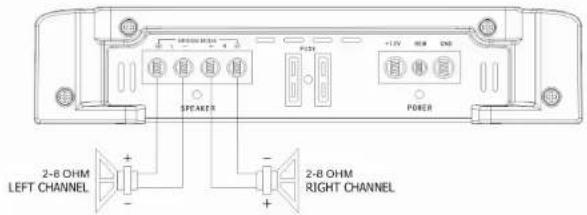 Ground Zero GZTA 4125X - Lautsprecher Anschluss fur Trimode Betrieb - Bemerkungen - 2