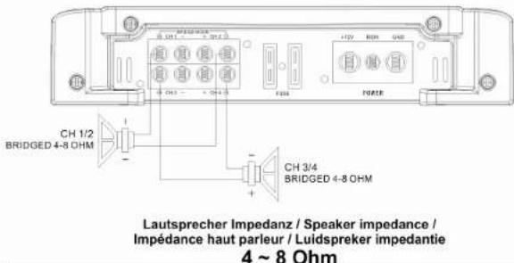 Ground Zero GZTA 4125X - Lautsprecher Anschluss fur Trimode Betrieb - Bemerkungen - 11