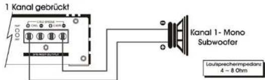 Ground Zero GZUA 5600DX - Lautsprecher Anschlüsse - 1