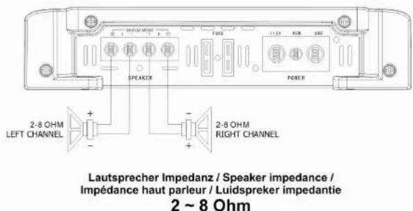 Ground Zero GZTA 2255X - Lautsprecher Anschluss fur Trimode Betrieb - Bemerkungen - 6