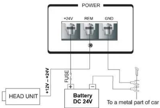 Ground Zero GZTA 4.24VDC - SPEAKER CONNECTIONS - 3