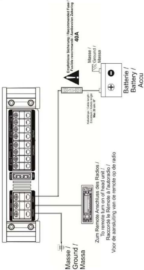 Ground Zero GZRA 4.100G - Mise en garde: - 3