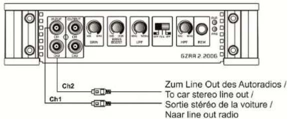 Ground Zero GZRA 1.600DW - Haut-parleur raccordement pour le Mode Trimode - 2