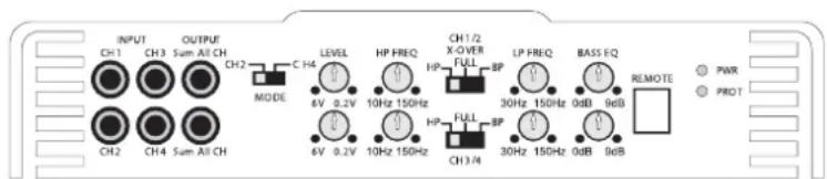 MB QUART PAB 1200.1 D - PAB 4100 4-Channel Amplifier - 2