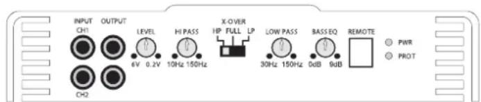 MB QUART PAB 1200.1 D - Amplificador de 2 canales PAB 210C - 2
