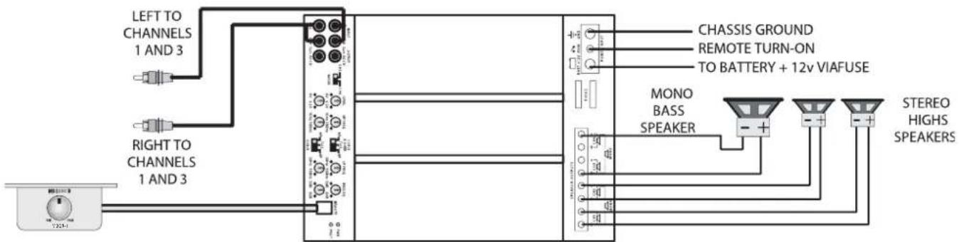 MB QUART PAB 1200.1 D - Minimum pour les impédances globales du haut-parleur: - 1