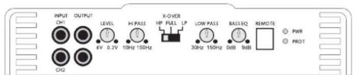 MB QUART PAB 1200.1 D - Amplificatore PAB 2100 a due canal - 2