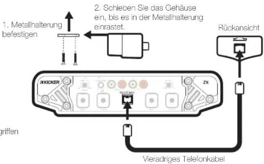 KICKER ZX300.1 - Modell Externe Sicherung Massekabel KICKER Verkabelungssatz - 4