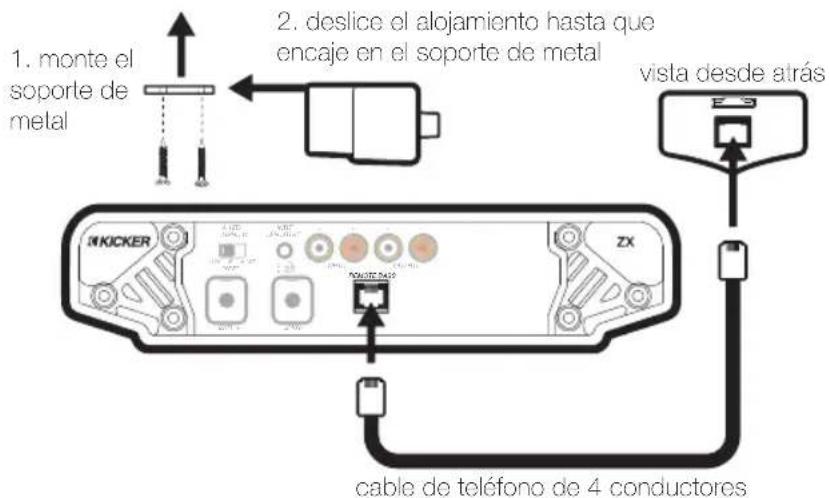 KICKER ZX1500.1 - Modelo Fusible Cable de Alimentacion y Kit de cableado Externo Conexion a Tierra KICKER (no incluido) - 3