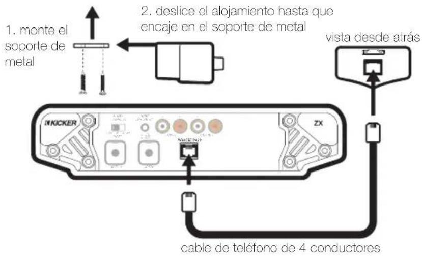 KICKER ZX2500.1 - Modelo Fusible Cable de Alimentacion y Kit de cableado Externo Conexion a Tierra KICKER (no incluido) - 5