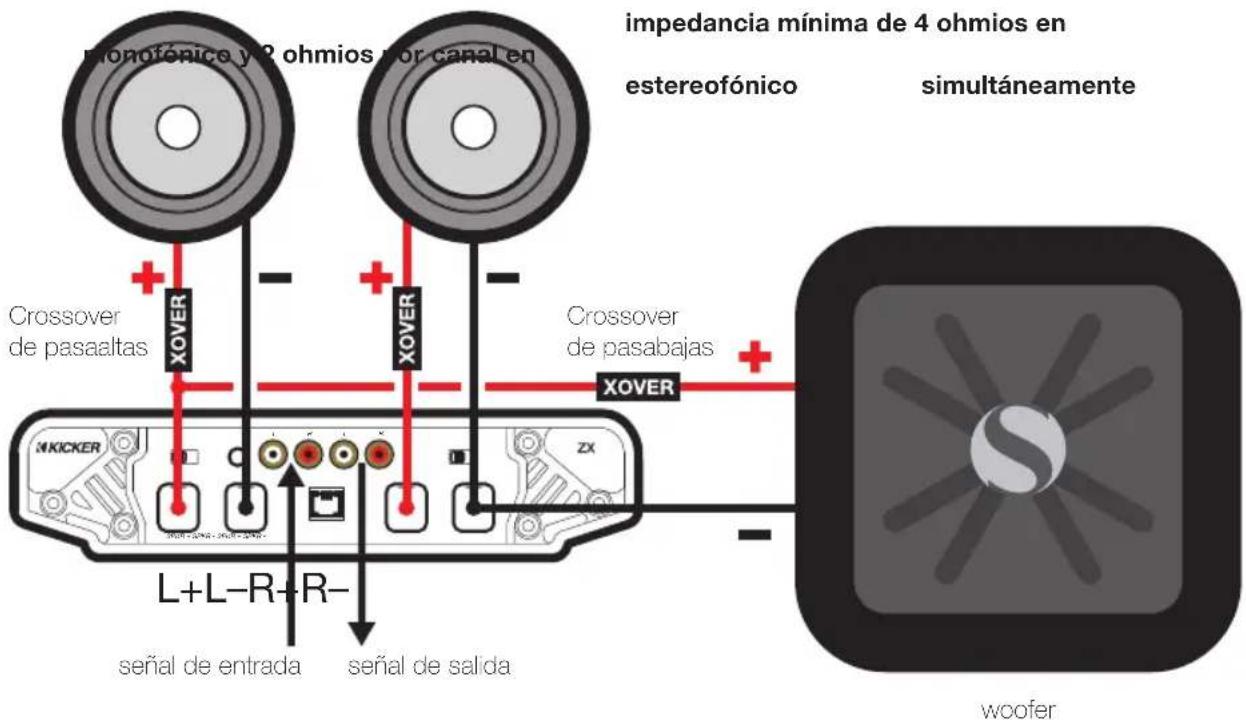 KICKER ZX200.2 - Modelo Fusible Cable de Alimentacion y Kit de cableado Externo Conexion a Tierra KICKER - 3