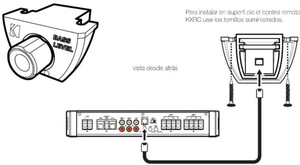 KICKER KX800.5 - KXRC CONTROL REMOTO DE BAJOS INSTALACIÓN (no incluido KXRC, Vea la página 13) - 1