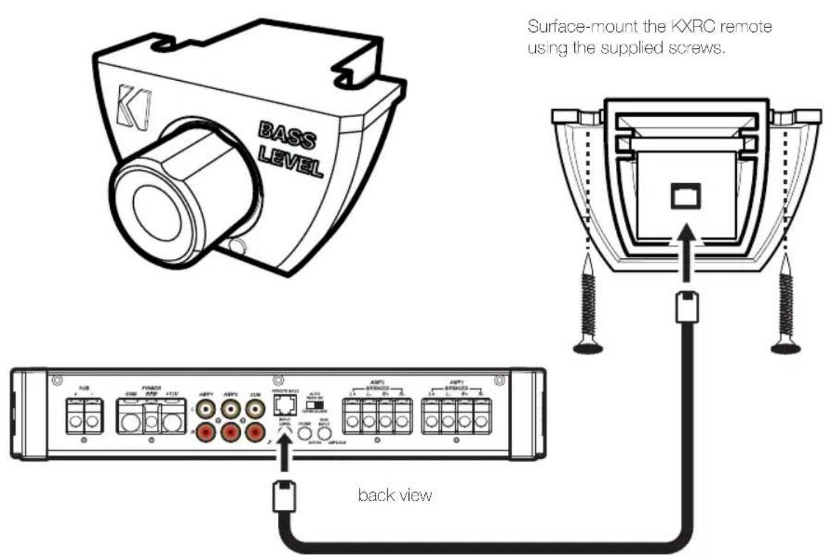 KICKER KX800.5 - KXRC REMOTE BASS INSTALLATION - 1