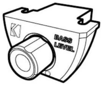 KICKER KX2400.1 - KXRC TELÉCOMMANDE DU NIVEAU DES GRAVES INSTALLATION - 1