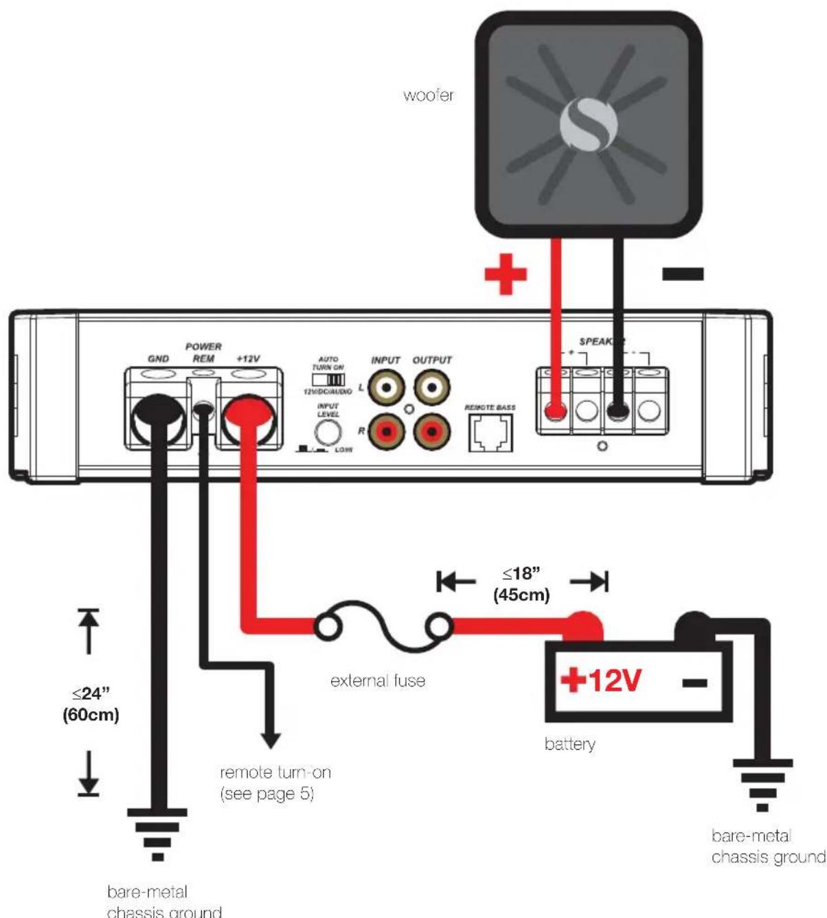KICKER KX800.1 - minimum impedance of 2 ohms - 1