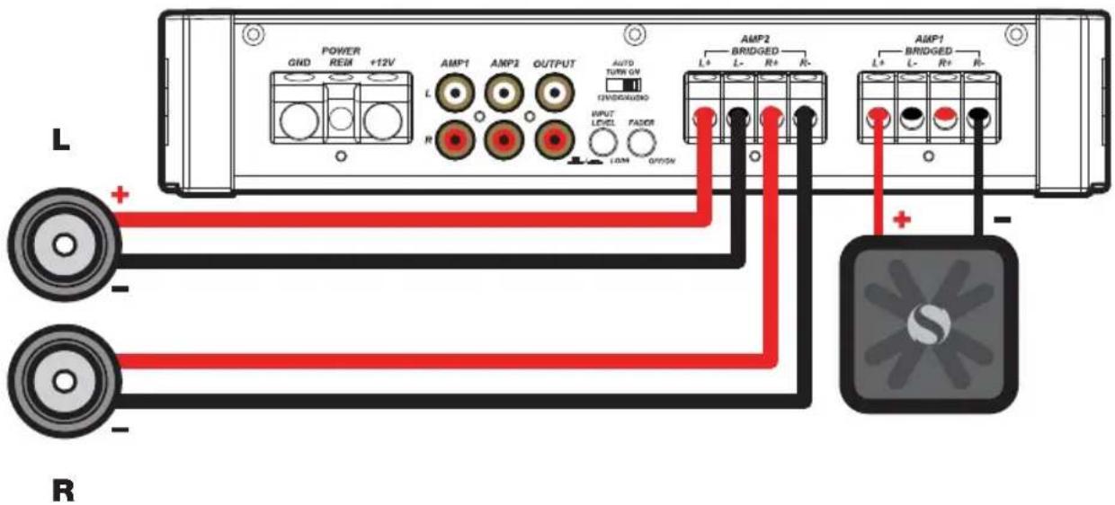 KICKER KX400.4 - STEREO-AND-MONO-SIMULTANEOUSLY (SAMS) OPERATION - 1