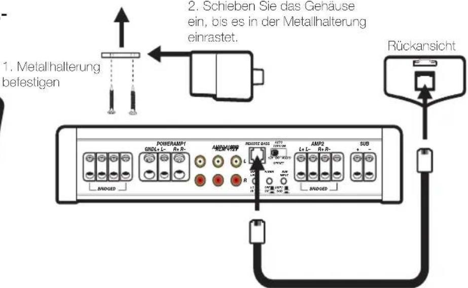 KICKER IX1000.5 - ZXRC BASSPEGELFERNBEDIENUNG INSTALLATION - 2