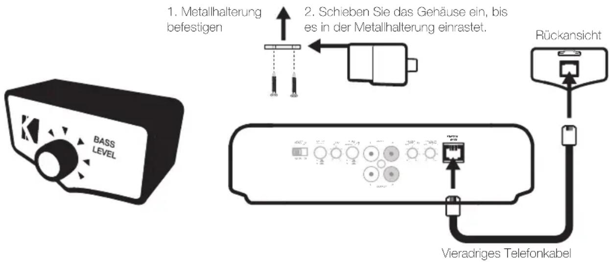 KICKER DX500.1 - ZXRC BASSPEGEL-FERNBEDIENUNG INSTALLATION - 1