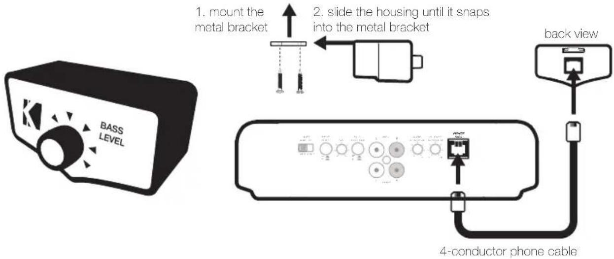 KICKER DX1000.1 - ZXRC REMOTE BASS INSTALLATION - 1