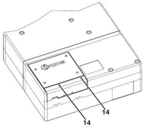 TRUMA Saphir Vario - Connexion électrique 230 V et connexion récepteur IR - 1