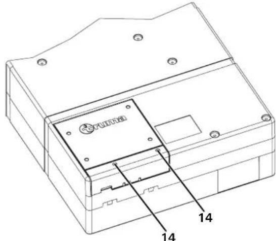TRUMA Saphir Vario - Elektrischer Anschluss 230 V und Anschluss IR-Empfänger - 1