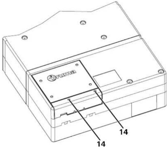 TRUMA Saphir Vario - V elektrische aansluiting en aansluiting IR-ontvanger - 1