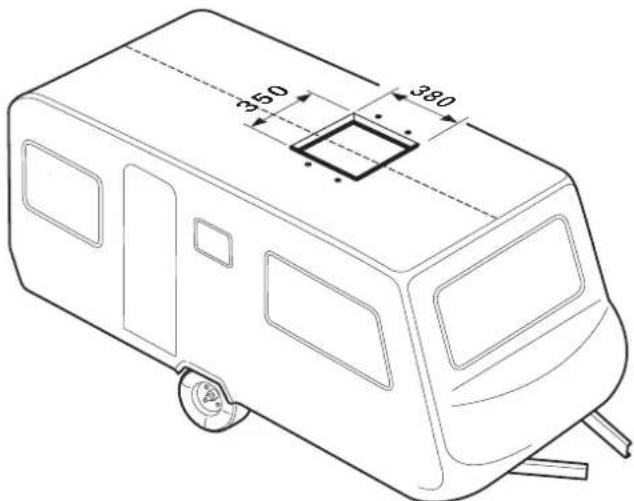 TRUMA Aventa eco - Montering udskaering ny - 1