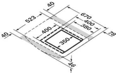 TRUMA Aventa eco - Clearance around the air conditioning system - 2